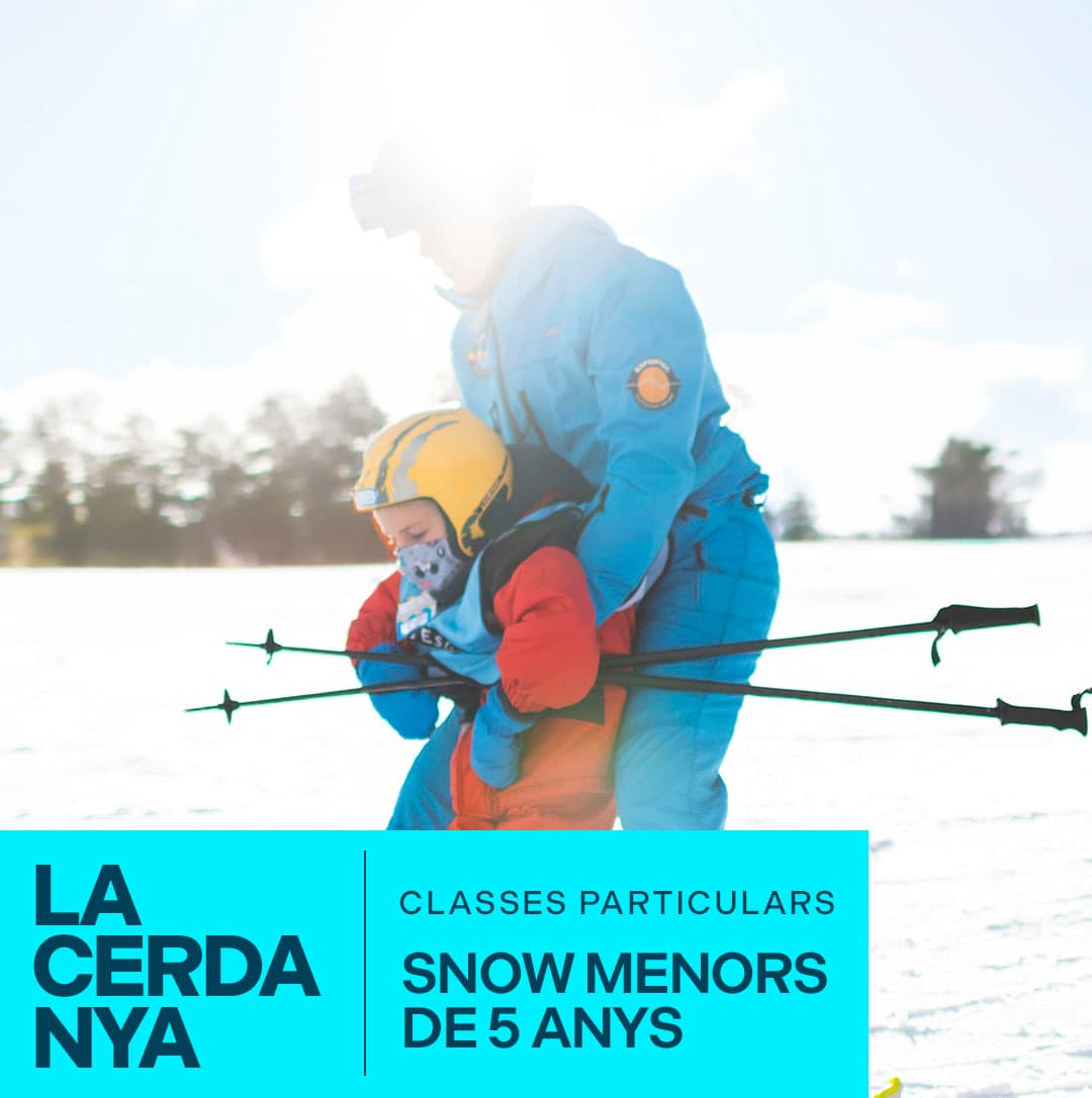 CLASES PARTICULARES DE SNOWBOARD PARA MENORES DE 5 AÑOS 