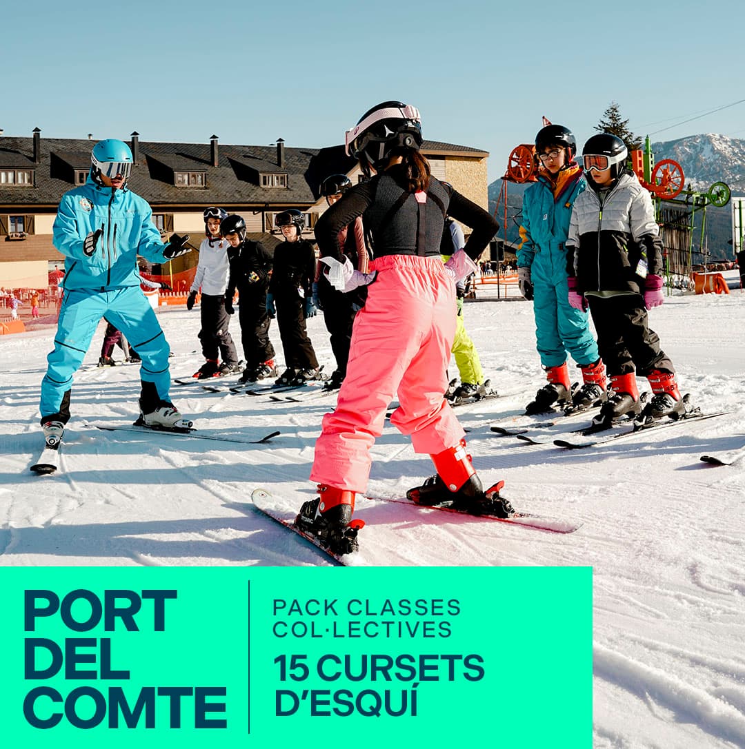 PACK CLASSES COL·LECTIVAS D'ESQUÍ